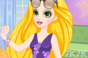 《喜爱紫服饰的女孩》游戏截图2 《喜爱紫服饰的女孩》游戏截图2