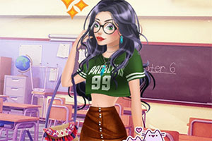 《校园个性女孩》游戏截图1 《校园个性女孩》游戏截图1