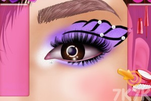 《女孩的精致眼妆》游戏截图3 《女孩的精致眼妆》游戏截图3