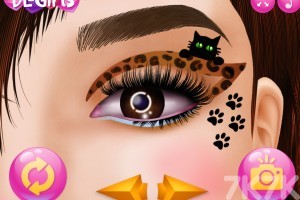 《女孩的精致眼妆》游戏截图4 《女孩的精致眼妆》游戏截图4