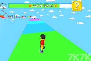 《空中彩道跑酷》游戏截图2 《空中彩道跑酷》游戏截图2