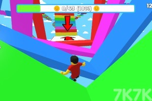 《空中彩道跑酷》游戏截图4 《空中彩道跑酷》游戏截图4