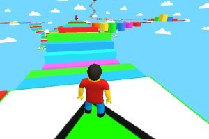 《空中彩道跑酷》游戏截图1 《空中彩道跑酷》游戏截图1