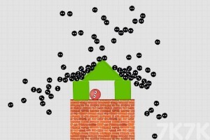 《保护红球》游戏截图1 《保护红球》游戏截图1