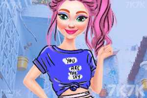 《女孩涂鸦新衣》游戏截图1 《女孩涂鸦新衣》游戏截图1