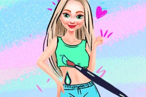 《女孩涂鸦新衣》游戏截图5 《女孩涂鸦新衣》游戏截图5