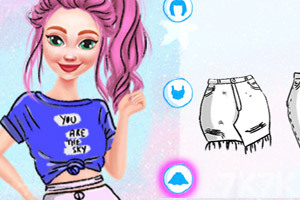 《女孩涂鸦新衣》游戏截图3 《女孩涂鸦新衣》游戏截图3