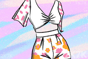 《女孩涂鸦新衣》游戏截图4 《女孩涂鸦新衣》游戏截图4