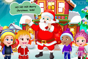 《可爱宝贝圣诞惊喜》游戏截图1 《可爱宝贝圣诞惊喜》游戏截图1