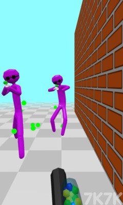 《橡皮人彩弹射击》游戏截图1 《橡皮人彩弹射击》游戏截图1