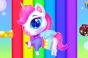 《独角兽彩虹蛋糕》游戏截图1 《独角兽彩虹蛋糕》游戏截图1