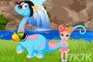 《公主照顾可爱小恐龙》游戏截图1 《公主照顾可爱小恐龙》游戏截图1