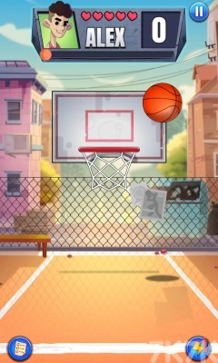 《篮球英雄》游戏截图1 《篮球英雄》游戏截图1