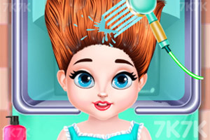 《宝贝的创意发型》游戏截图1 《宝贝的创意发型》游戏截图1