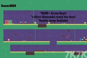 《红蓝小怪大冒险》游戏截图1