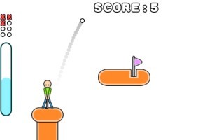 《火柴人高尔夫》游戏截图1 《火柴人高尔夫》游戏截图1