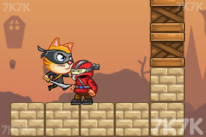 《忍者猫之旅》游戏截图2 《忍者猫之旅》游戏截图2
