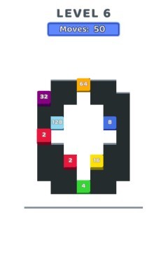 《2048方块碰撞》游戏截图1 《2048方块碰撞》游戏截图1