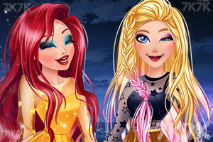 《爱丽丝和闺蜜星空装》游戏截图2 《爱丽丝和闺蜜星空装》游戏截图2