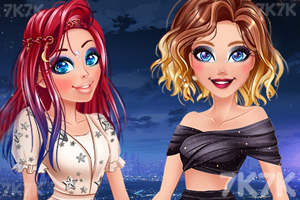 《爱丽丝和闺蜜星空装》游戏截图1 《爱丽丝和闺蜜星空装》游戏截图1