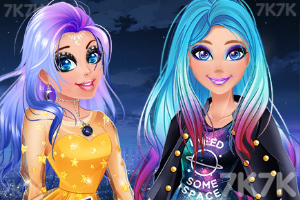 《爱丽丝和闺蜜星空装》游戏截图3 《爱丽丝和闺蜜星空装》游戏截图3