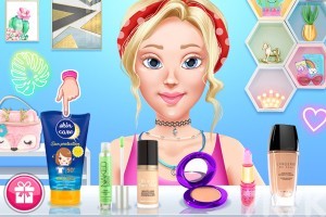 《金发少女变装》游戏截图2 《金发少女变装》游戏截图2