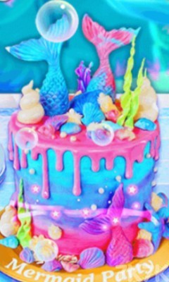 《甜蜜人鱼蛋糕》游戏截图1 《甜蜜人鱼蛋糕》游戏截图1