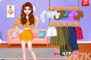 《荷叶边上衣装扮》游戏截图2 《荷叶边上衣装扮》游戏截图2