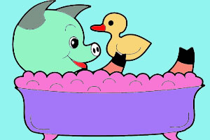 《儿童动物涂鸦》游戏截图1 《儿童动物涂鸦》游戏截图1