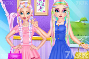 《公主的彩色造型》游戏截图1 《公主的彩色造型》游戏截图1