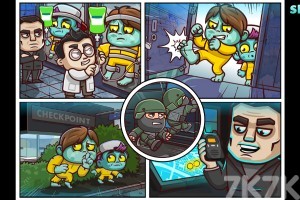 《僵尸兄弟大冒险3》游戏截图2 《僵尸兄弟大冒险3》游戏截图2