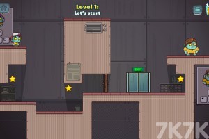 《僵尸兄弟大冒险3》游戏截图1 《僵尸兄弟大冒险3》游戏截图1