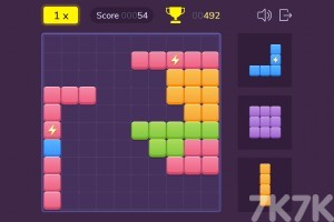 《方块连线消除》游戏截图1 《方块连线消除》游戏截图1