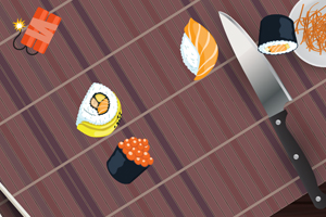 《疯狂的寿司忍者》游戏截图1 《疯狂的寿司忍者》游戏截图1