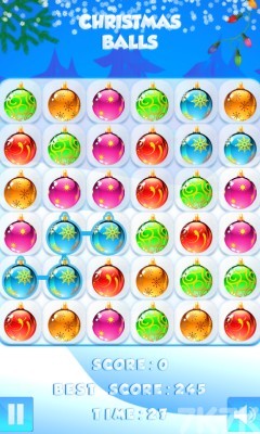 《圣诞球连连消》游戏截图3 《圣诞球连连消》游戏截图3