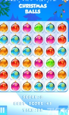 《圣诞球连连消》游戏截图1 《圣诞球连连消》游戏截图1