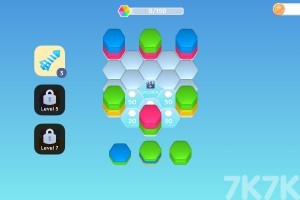 《翻转消除六边形》游戏截图3 《翻转消除六边形》游戏截图3