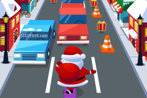 《圣诞老人酷跑无敌版》游戏截图1 《圣诞老人酷跑无敌版》游戏截图1