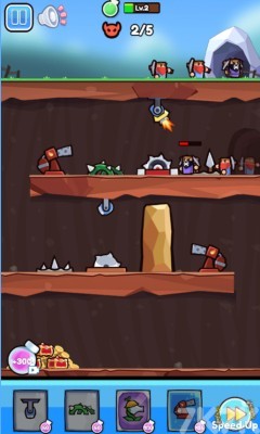 《洞穴防御》游戏截图1 《洞穴防御》游戏截图1