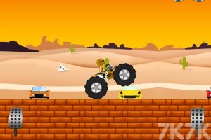 《大脚摩托过障碍》游戏截图4 《大脚摩托过障碍》游戏截图4