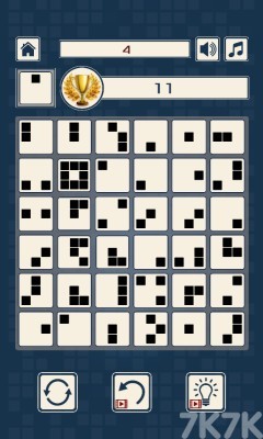 《黑方块填满》游戏截图1 《黑方块填满》游戏截图1