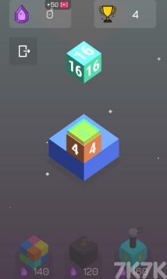 《掉落合并方块》游戏截图1 《掉落合并方块》游戏截图1