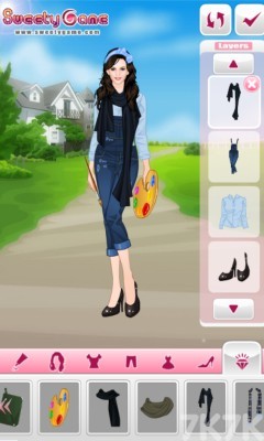 《女艺术家穿搭》游戏截图4 《女艺术家穿搭》游戏截图4