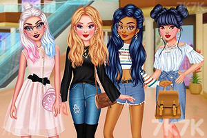 《时尚姐妹出街装》游戏截图1 《时尚姐妹出街装》游戏截图1