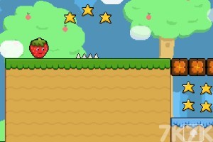 《草莓大冒险》游戏截图1 《草莓大冒险》游戏截图1