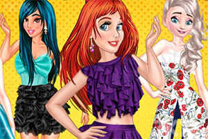 《时尚装扮的女孩》游戏截图1 《时尚装扮的女孩》游戏截图1