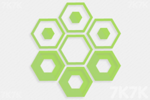 《滑动六边形》游戏截图1 《滑动六边形》游戏截图1