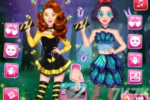 《女孩的多彩虫装》游戏截图3 《女孩的多彩虫装》游戏截图3