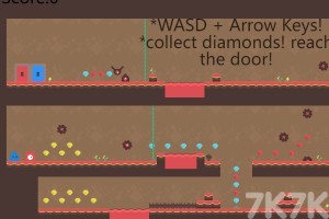 《小红小蓝大冒险》游戏截图1