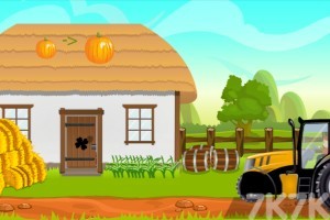 《寻找拖拉机车轮》游戏截图2 《寻找拖拉机车轮》游戏截图2